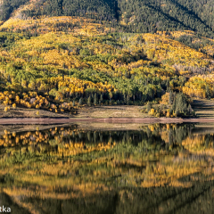 _JDL2122 Reflection in Ruedi Resevoir cropped_